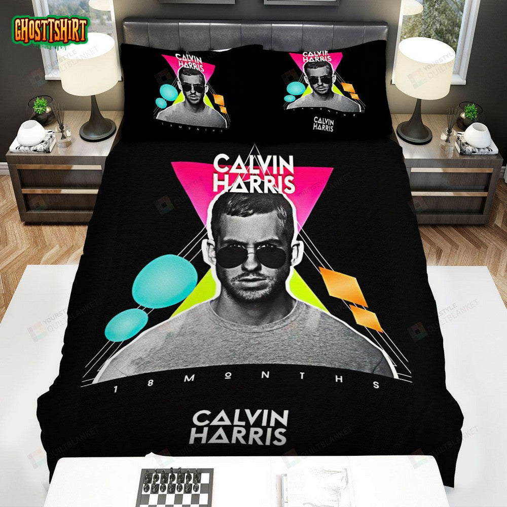 Calvin Harris 18th Month Poster Bed Sheets Spread Comforter Duvet Cover Bedding Set