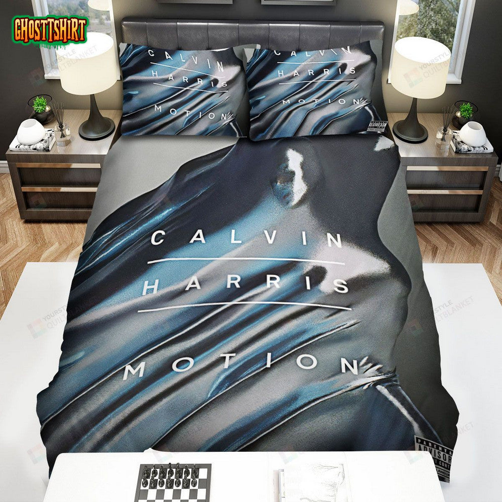Calvin Harris Motion Album Bed Sheets Spread Comforter Duvet Cover Bedding Set