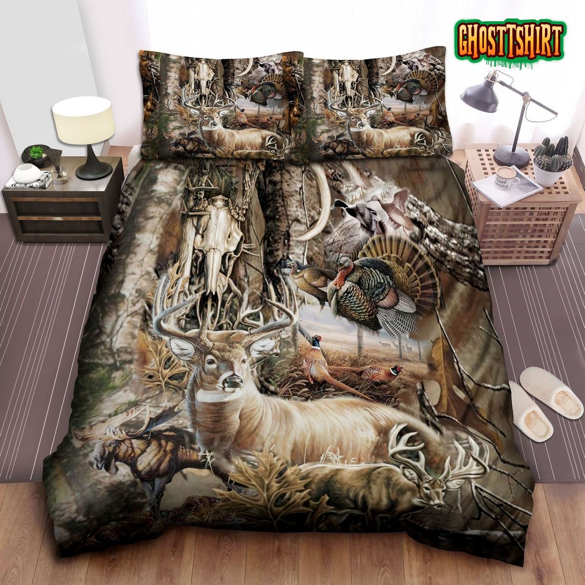 Camo Hunting Art Bedding Set