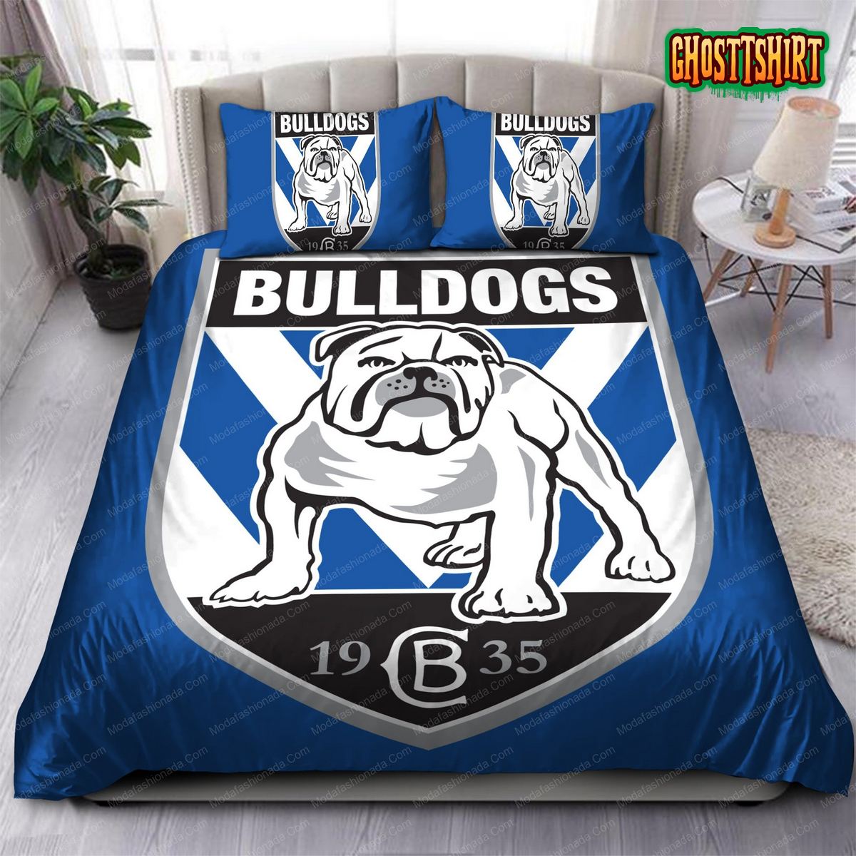 Canterbury Bulldogs Logo Bedding Set