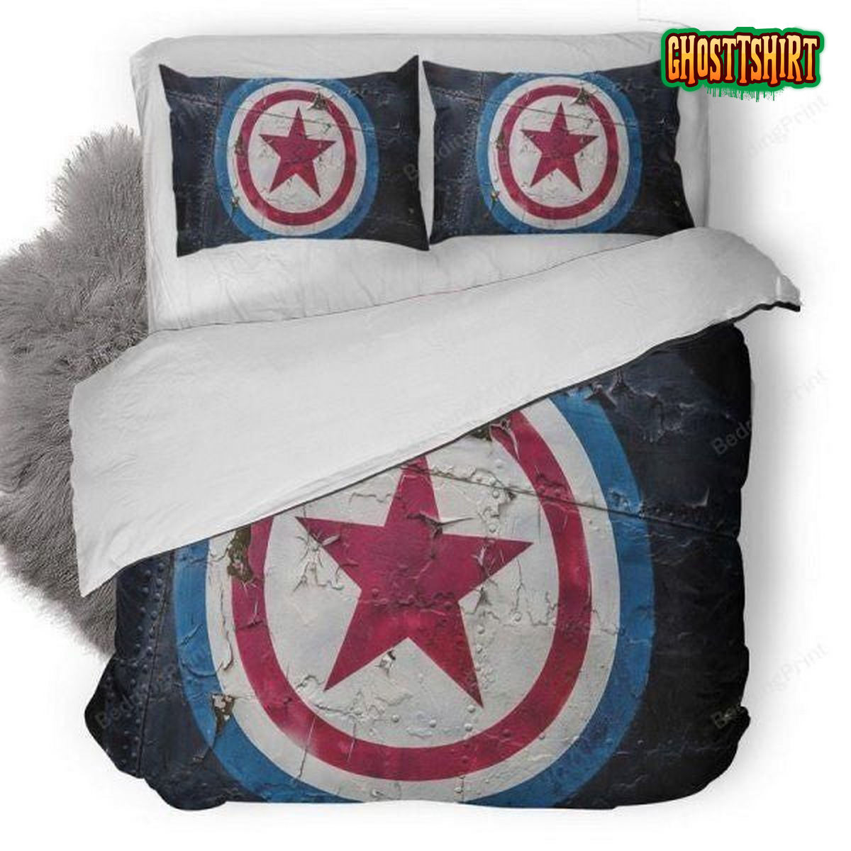 Captain America Duvet Cover Bedding Set