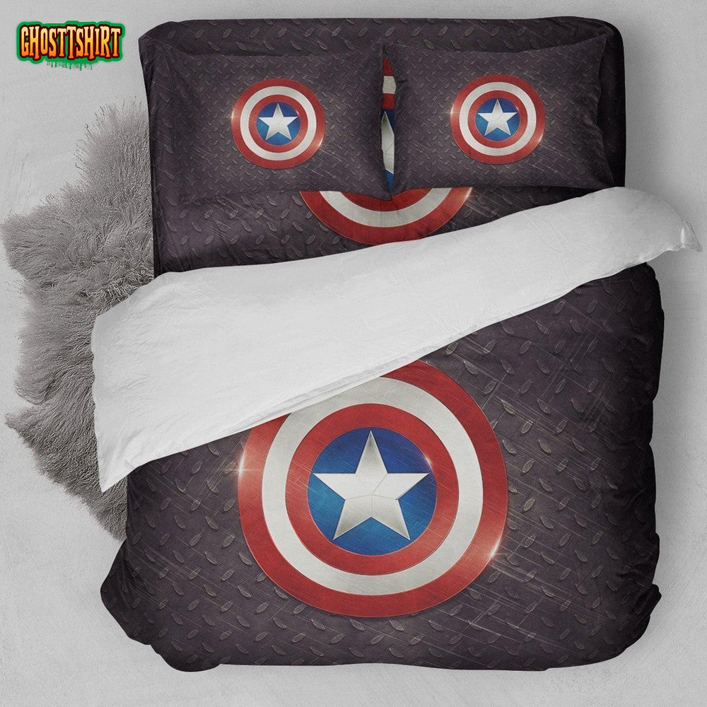 Captain America Logo Bedding Set Ver 1