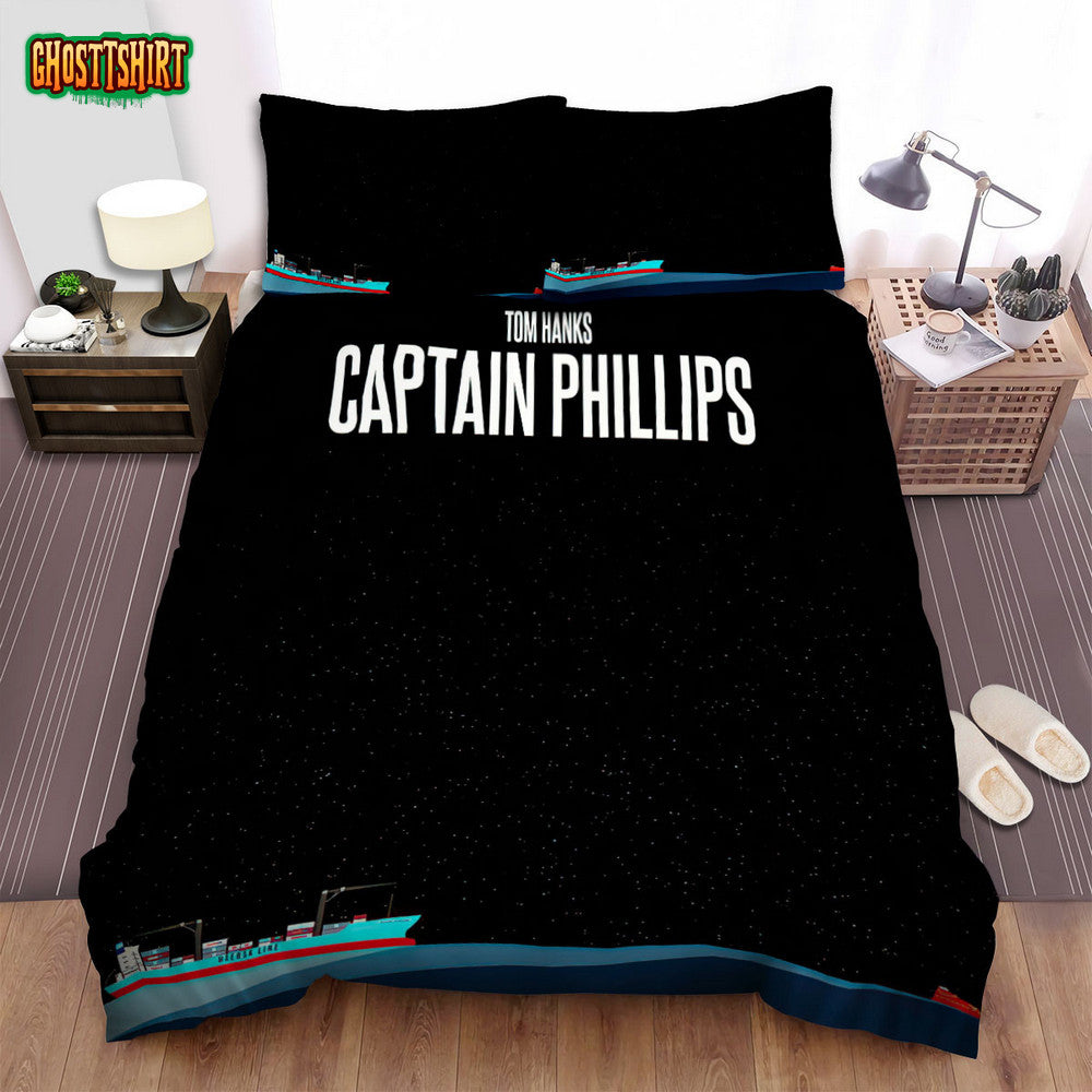 Captain Phillips Movie Art 2 Bed Sheets Spread Comforter Duvet Cover Bedding Set