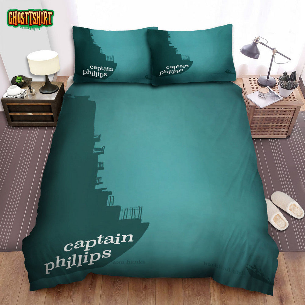 Captain Phillips Movie Poster Art Bed Sheets Spread Comforter Duvet Cover Bedding Set