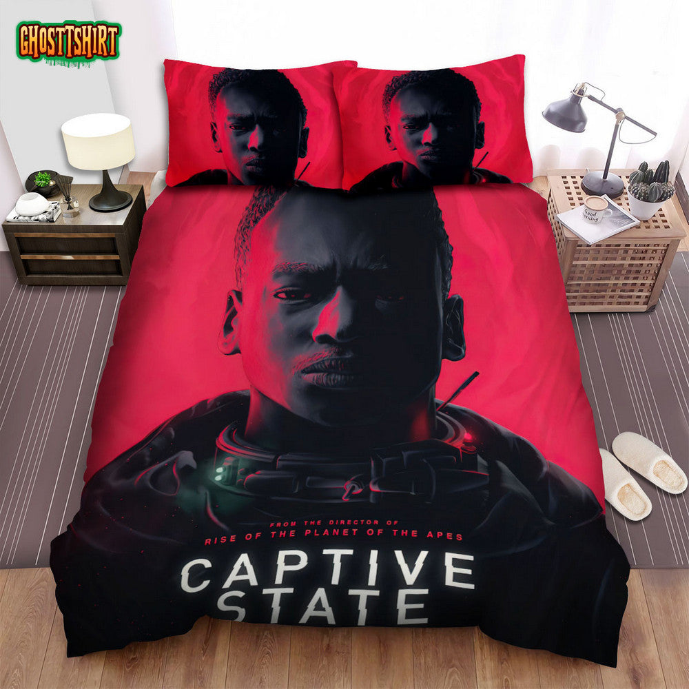 Captive State (2019) Movie Digital Art Bed Sheets Spread Comforter Duvet Cover Bedding Set