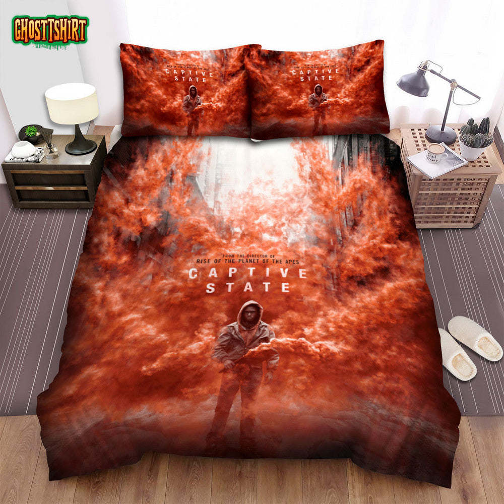 Captive State (2019) Movie Poster Ver 2 Bed Sheets Spread Comforter Duvet Cover Bedding Set
