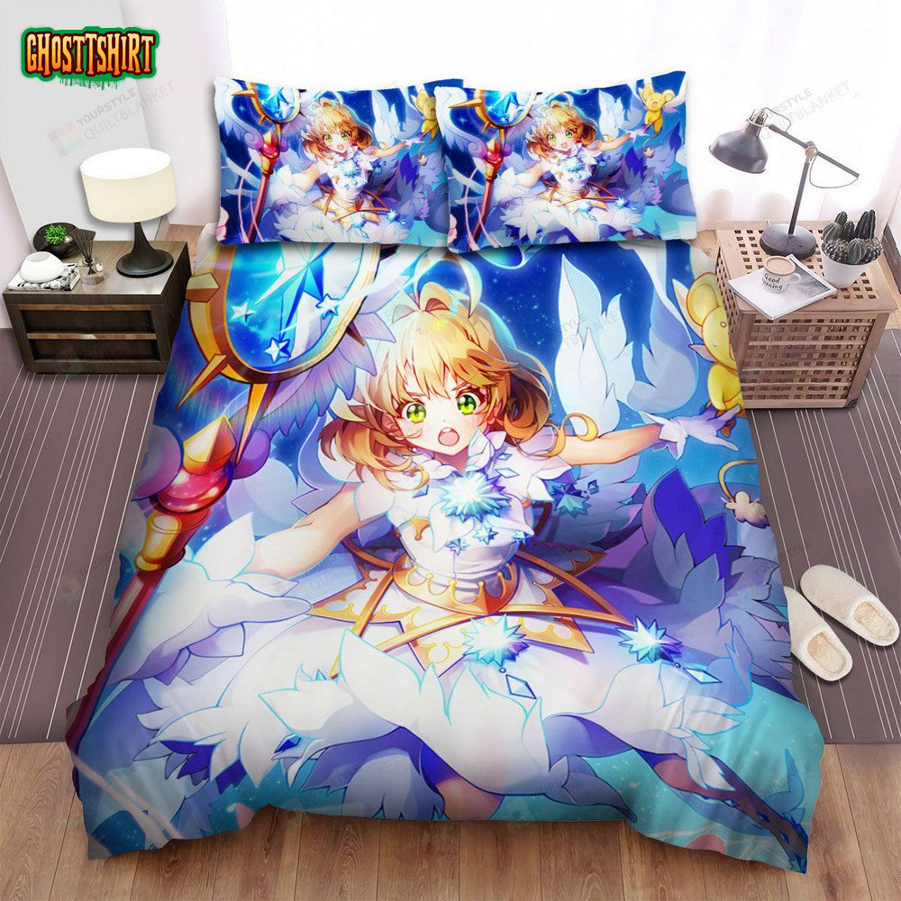 Cardcaptor Sakura Anime Manga Bed Sheets Spread Comforter Duvet Cover Bedding Set
