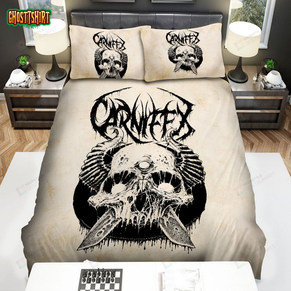 Carnifex Music Logo Poster Bed Sheets Spread Comforter Duvet Cover Bedding Set