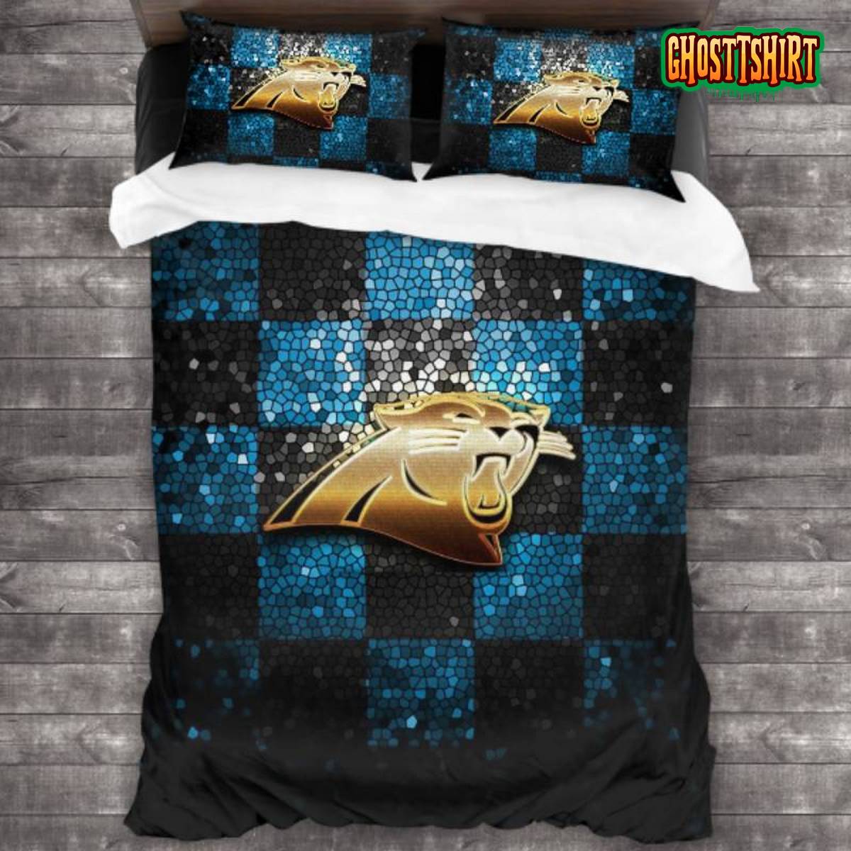 Carolina Panthers Logo Bedding Set