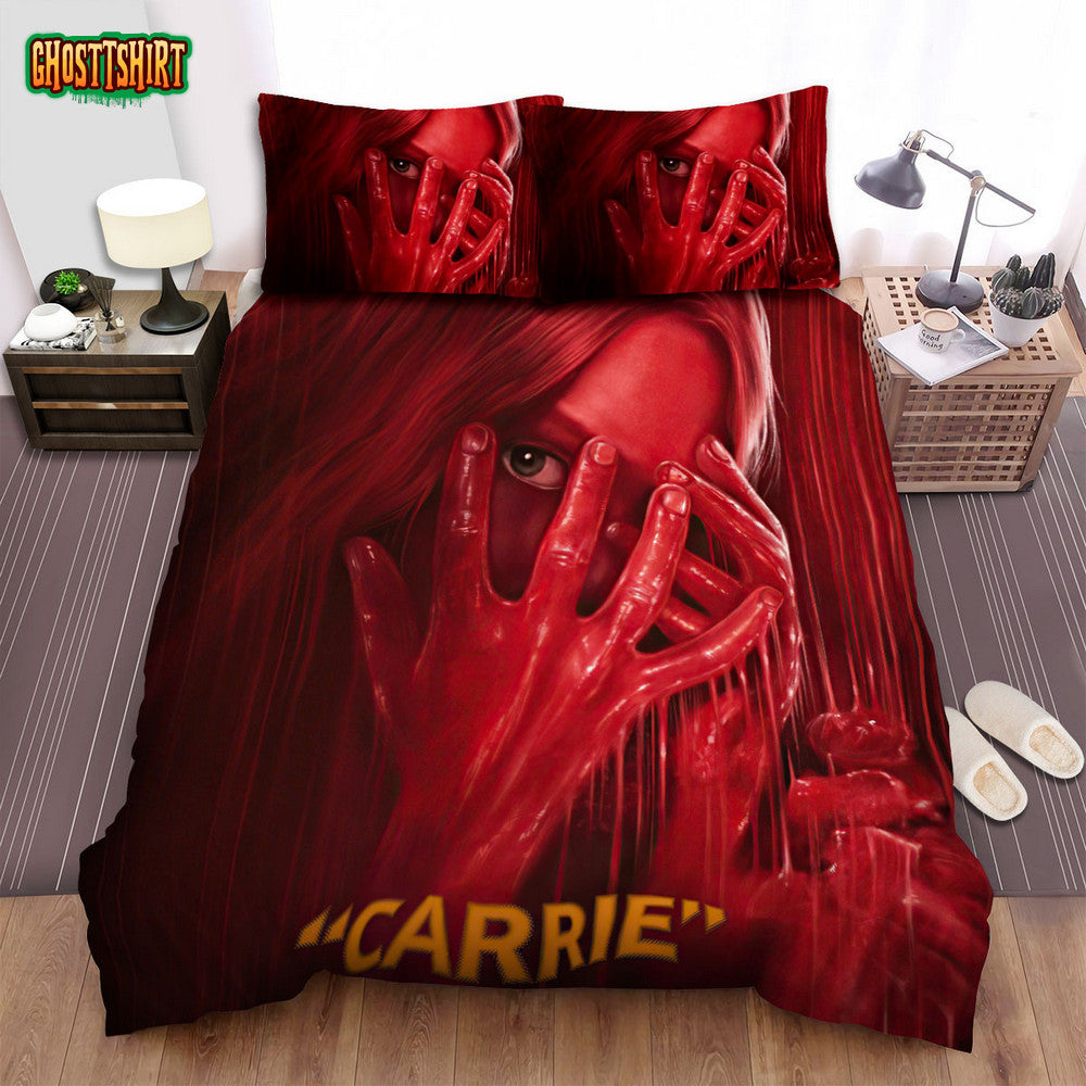 Carrie (1976) Movie Digital Art 3 Bed Sheets Spread Comforter Duvet Cover Bedding Set