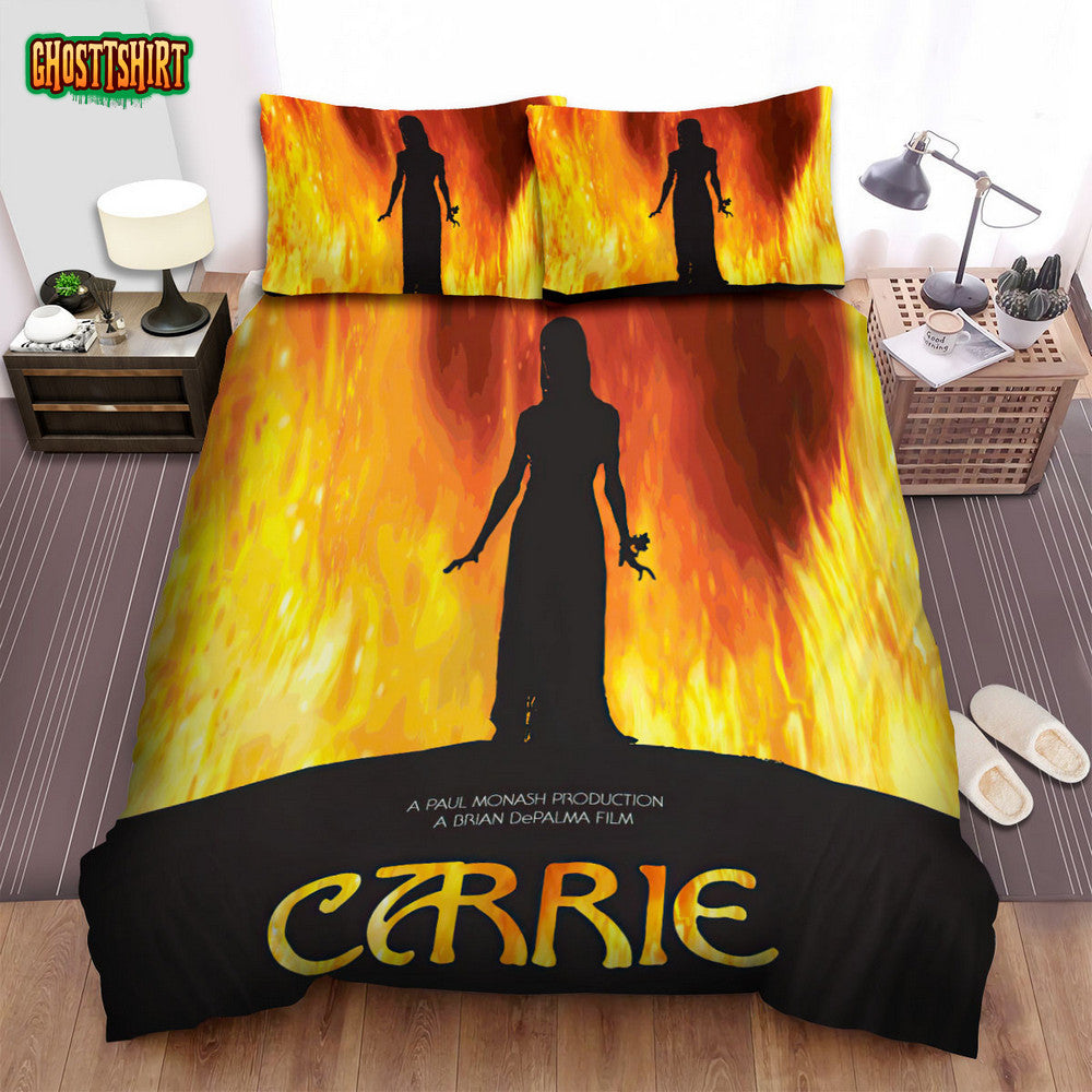 Carrie (1976) Movie Digital Art 5 Bed Sheets Spread Comforter Duvet Cover Bedding Set