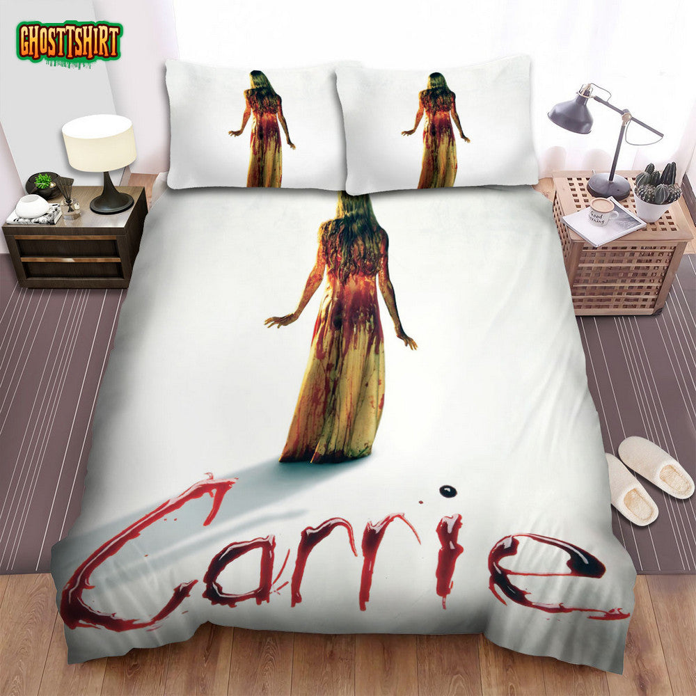 Carrie (1976) Movie Poster Artwork Bed Sheets Spread Comforter Duvet Cover Bedding Set