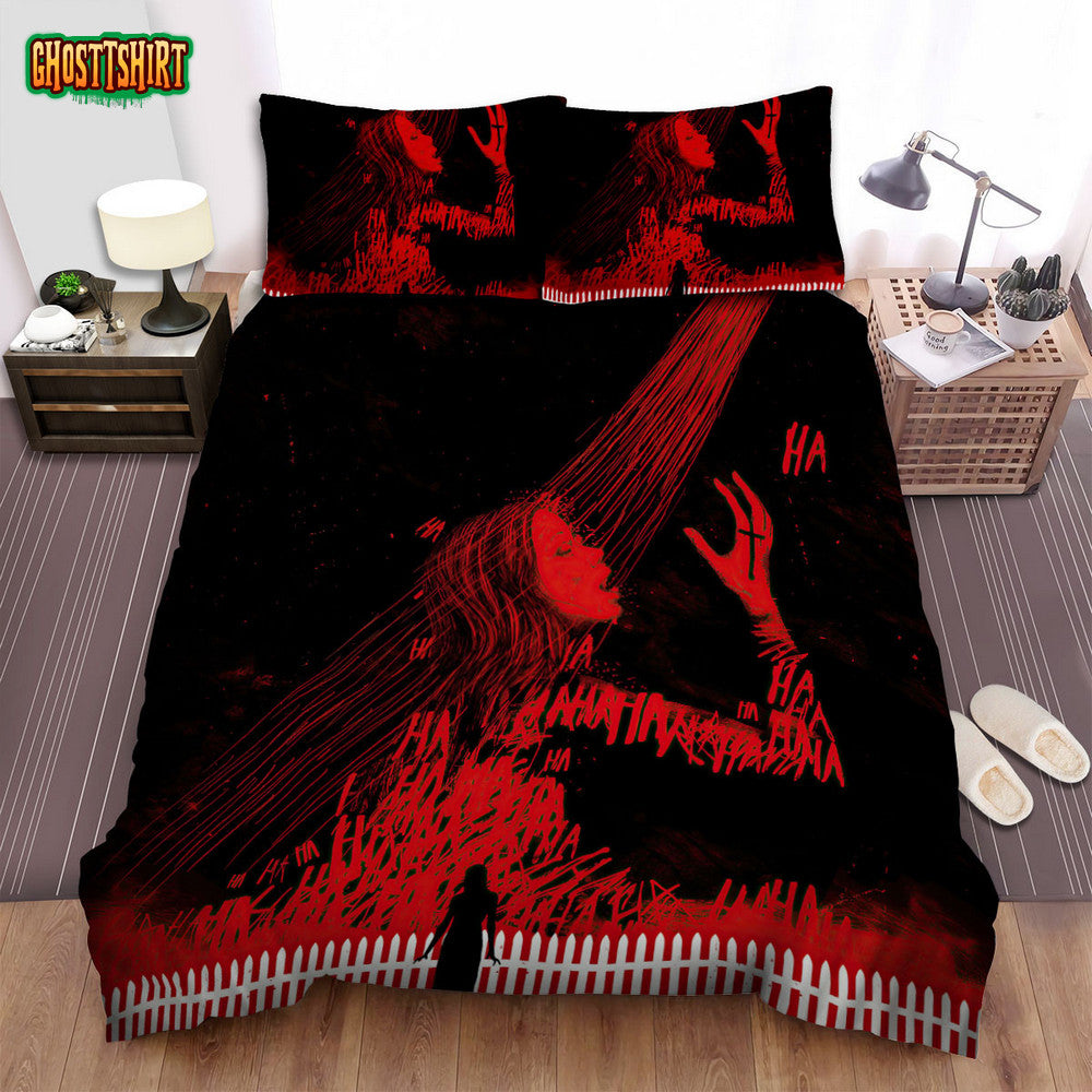 Carrie (1976) Movie Poster Fanart 5 Bed Sheets Spread Comforter Duvet Cover Bedding Set