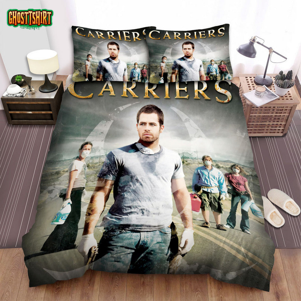 Carriers Movie Poster 3 Bed Sheets Spread Comforter Duvet Cover Bedding Set