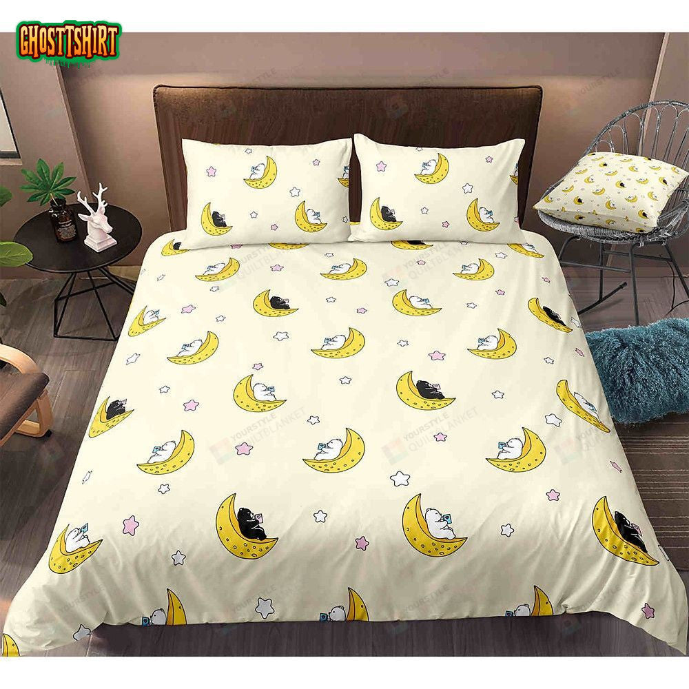 Cartoon Bear Pattern Bedding Set Ver 1