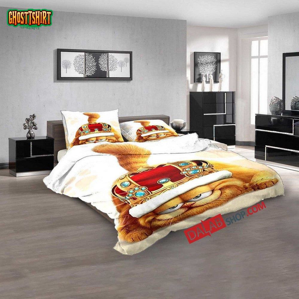 Cartoon Movies Garfield And Friends D 3D Customized Duvet Cover Bedroom Sets Bedding Set
