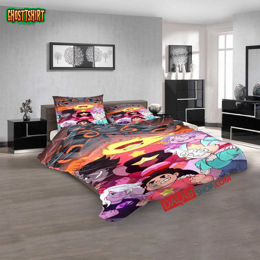 Cartoon Movies Steven Universe D 3D Duvet Cover Bedroom Sets Bedding Set