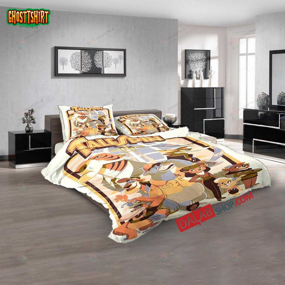 Cartoon Movies Talespin 3D Duvet Cover Bedding Set