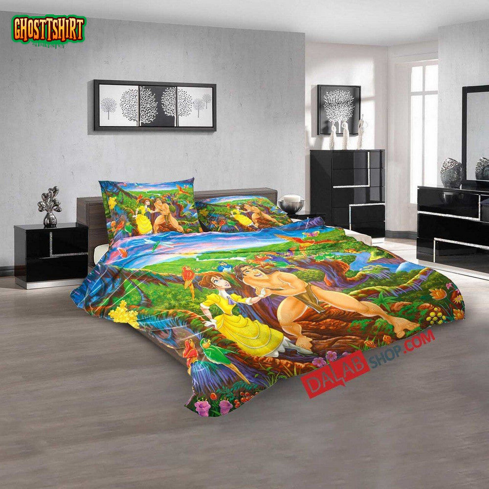 Cartoon Movies The Batman Tarzan Adventure Ho N 3D Duvet Cover Bedroom Sets Bedding Set