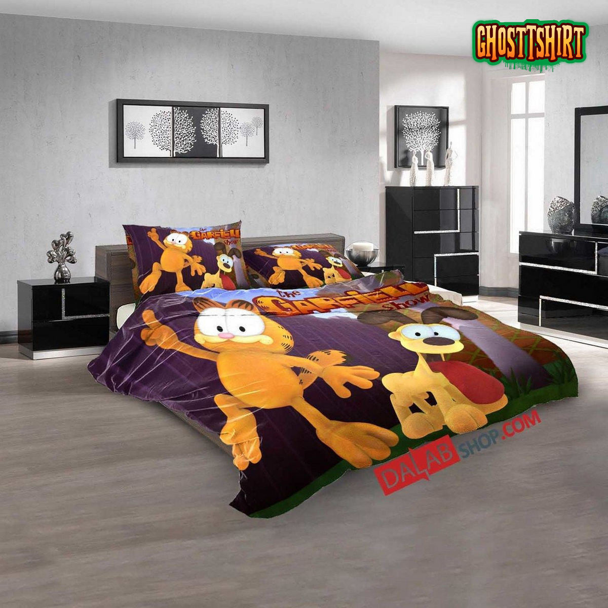 Cartoon Movies The Garfield Show V 3D Duvet Cover Bedding Set