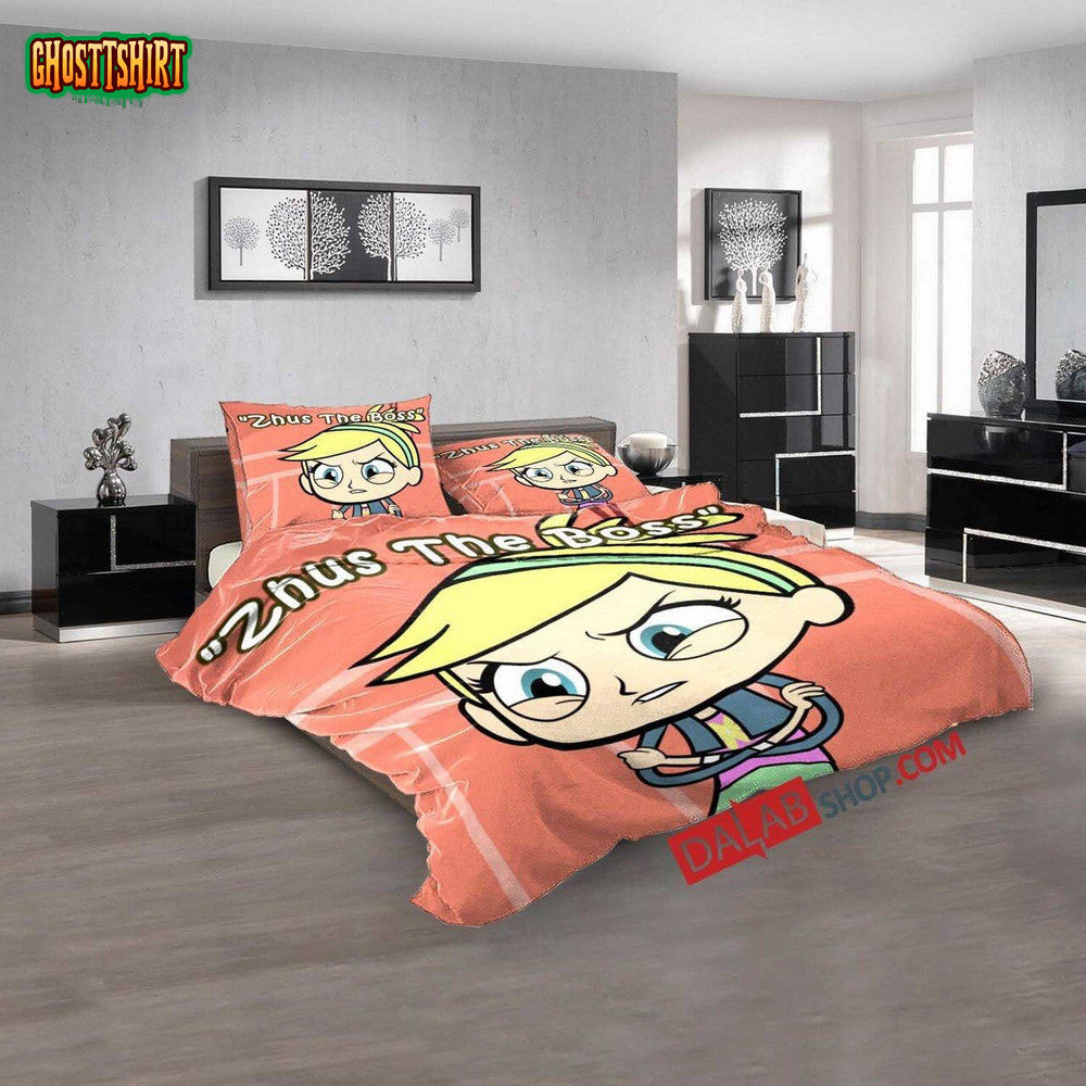 Cartoon Movies The Zhuzhus V 3D Duvet Cover Bedroom Sets Bedding Set