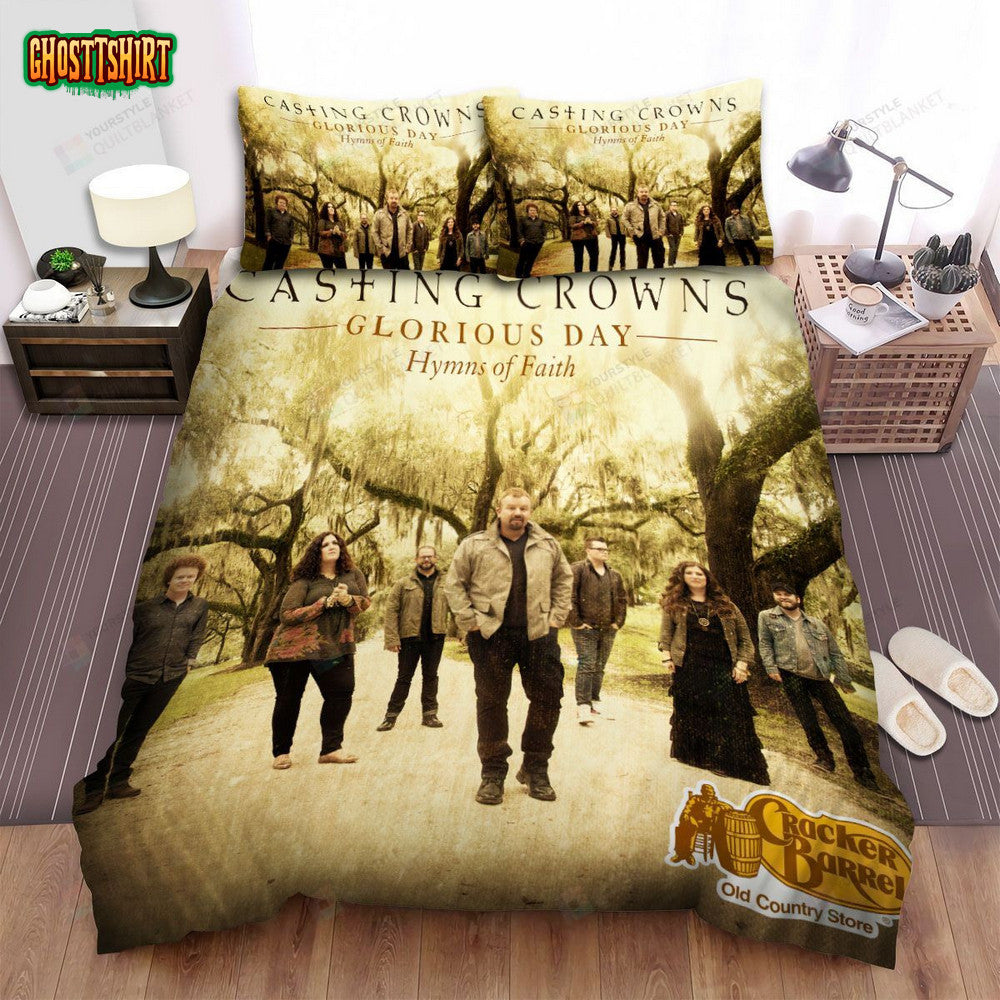 Casting Crowns Glorious Day Album Cover Bed Sheets Spread Comforter Duvet Cover Bedding Set