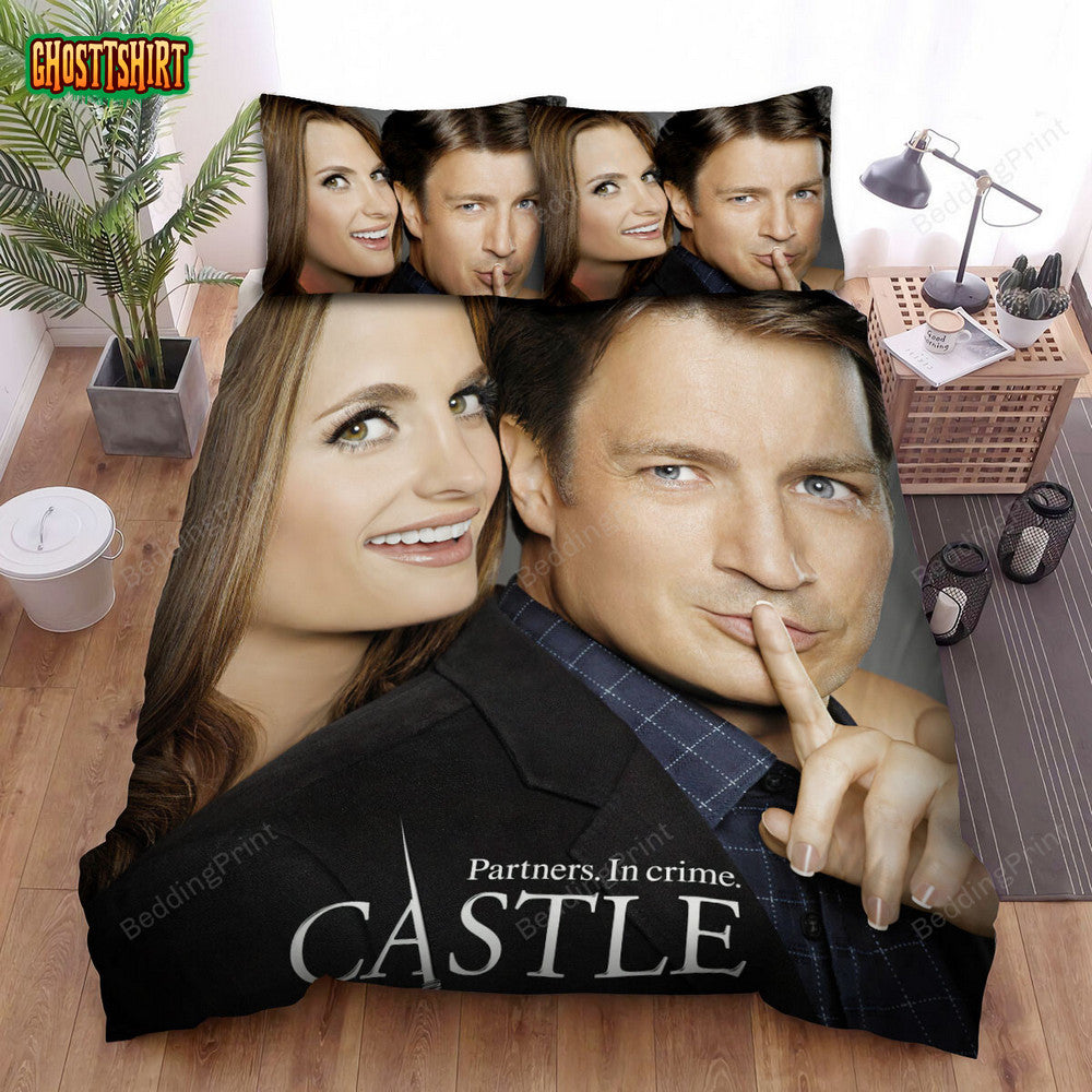 Castle (2009–2016) Partners Movie Poster Bed Sheets Duvet Cover Bedding Set