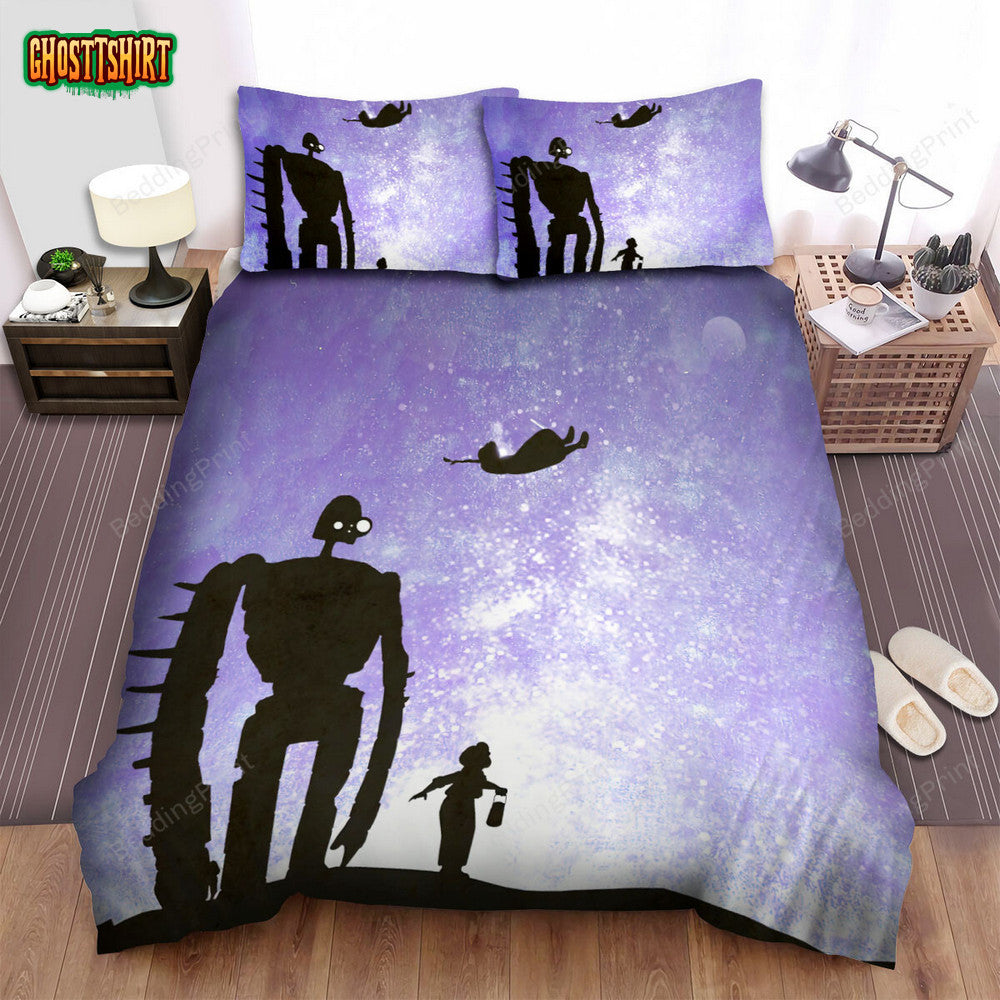 Castle In The Sky (1986) Movie Illustration 3 Bed Sheets Duvet Cover Bedding Set