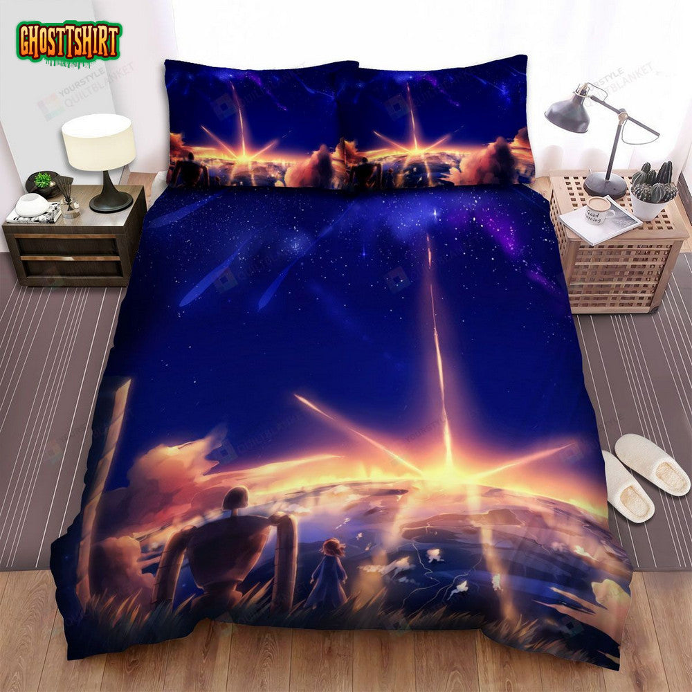 Castle In The Sky Anime Art Bed Sheets Spread Comforter Duvet Cover Bedding Set