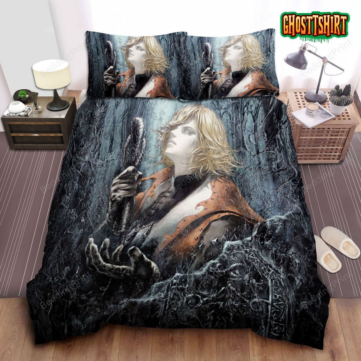 Castlevania Leon Belmont In Lament Of Innocence Key Art Bed Sheets Duvet Cover Bedding Set