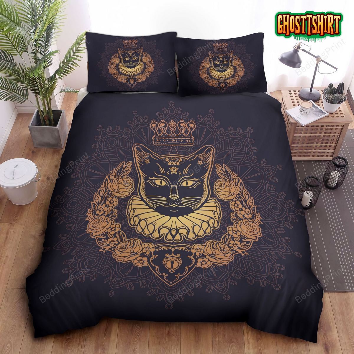 Cat Queen Wicca Bedding Set