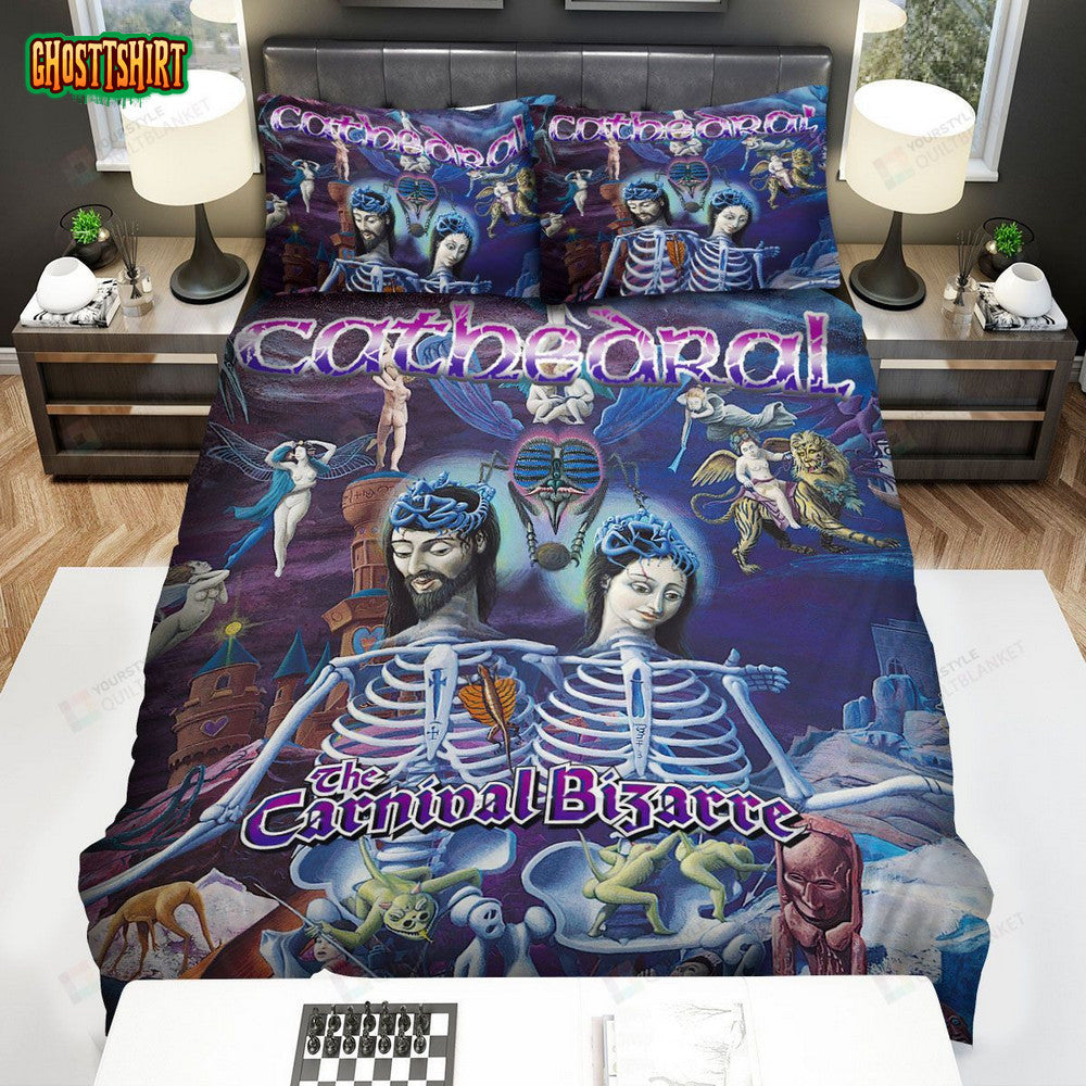 Cathedral The Carnival Bizarre Album Cover Bed Sheets Spread Comforter Duvet Cover Bedding Set