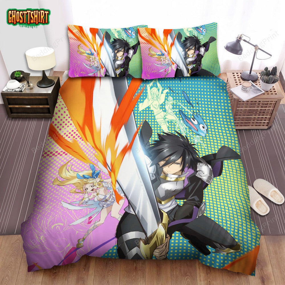 Cautious Hero Seiya & Ristarte In Anime Poster Bed Sheets Spread Duvet Cover Bedding Set