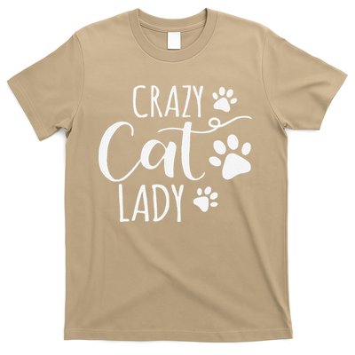 Crazy Cat Lady Funny Cat Meow For Women Love Cat T-Shirt