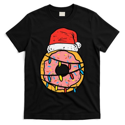 Christmas Donut Santa Cute Xmas Baking Baker T-Shirt