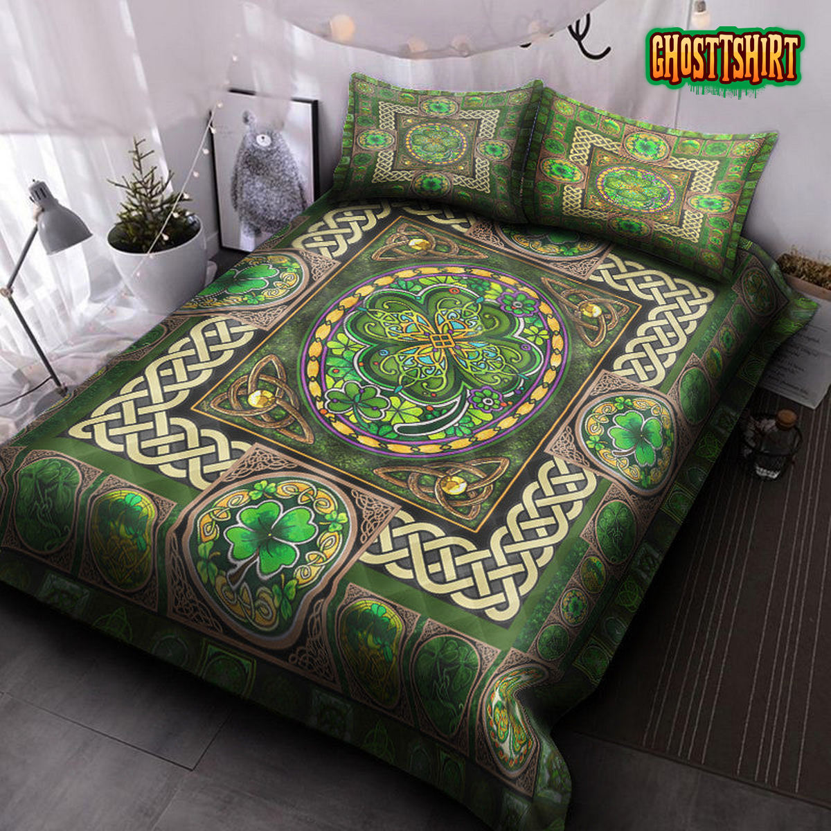 Celtic Clover Bedding Set