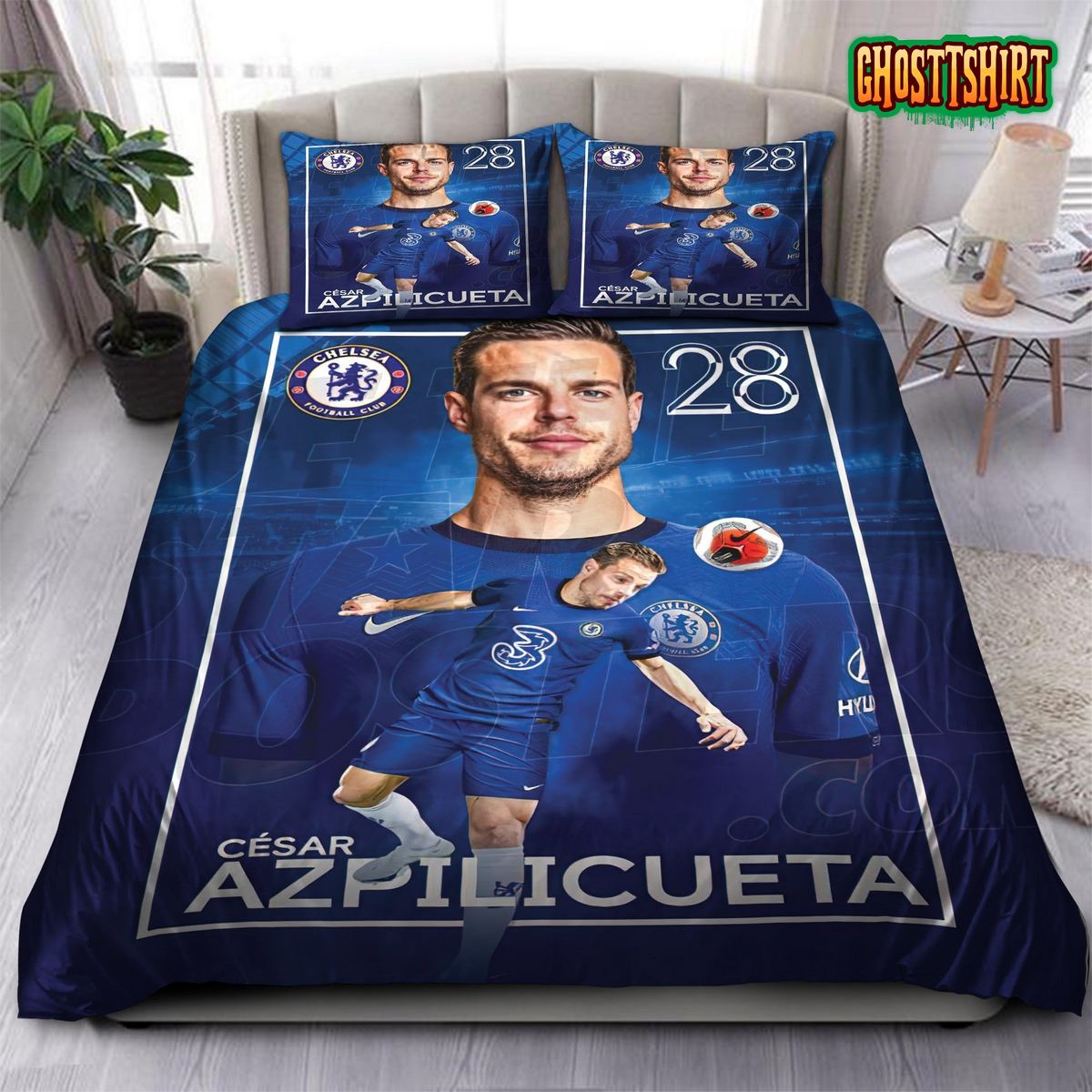 Cesar Azpilicueta Captian Chelsea EPL 132 Bedding Set