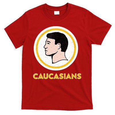 Caucasians Funny Vintage Caucasians Pride Tee T-Shirt