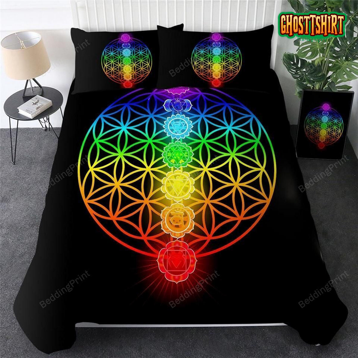 Chakra Alignment Bed Sheets Duvet Cover Bedding Set