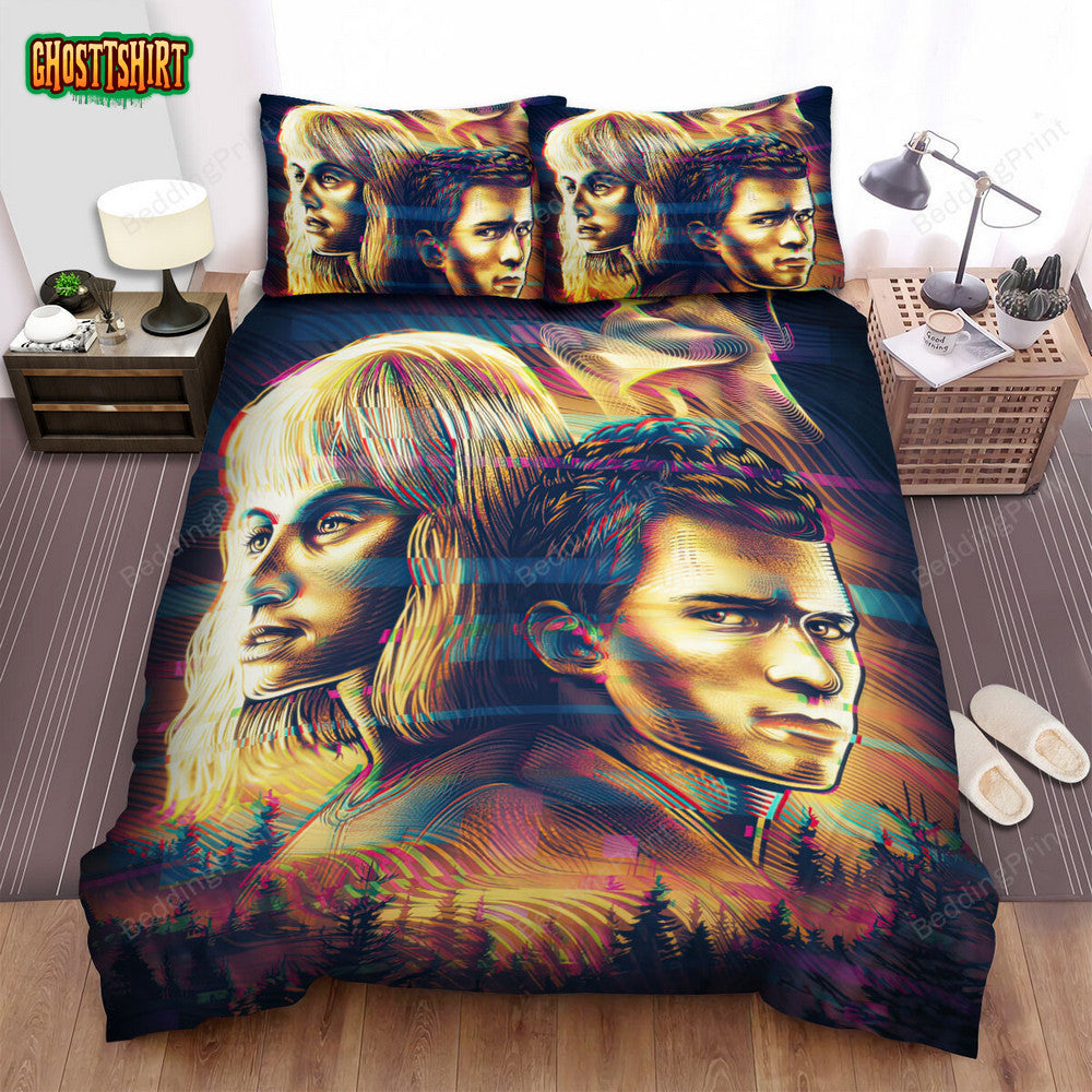 Chaos Walking (2021) Movie Illustration 4 Bed Sheets Duvet Cover Bedding Set