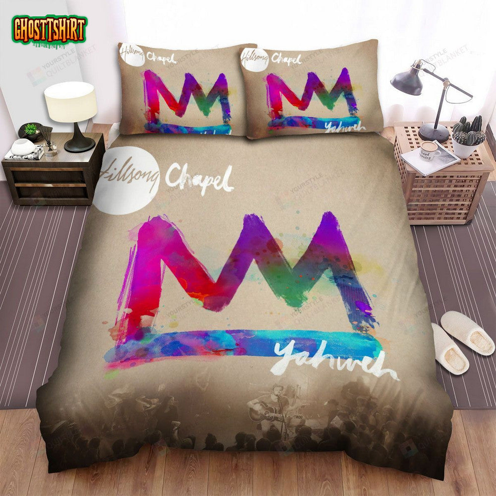 Chapel Hillsong Worship Bed Sheets Spread Comforter Duvet Cover Bedding Set