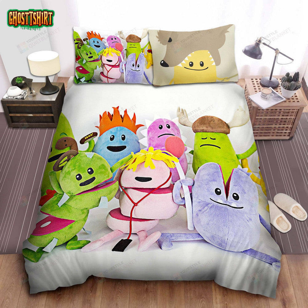 Characters Made From Fabric Bed Sheets Spread Comforter Duvet Cover Bedding Set