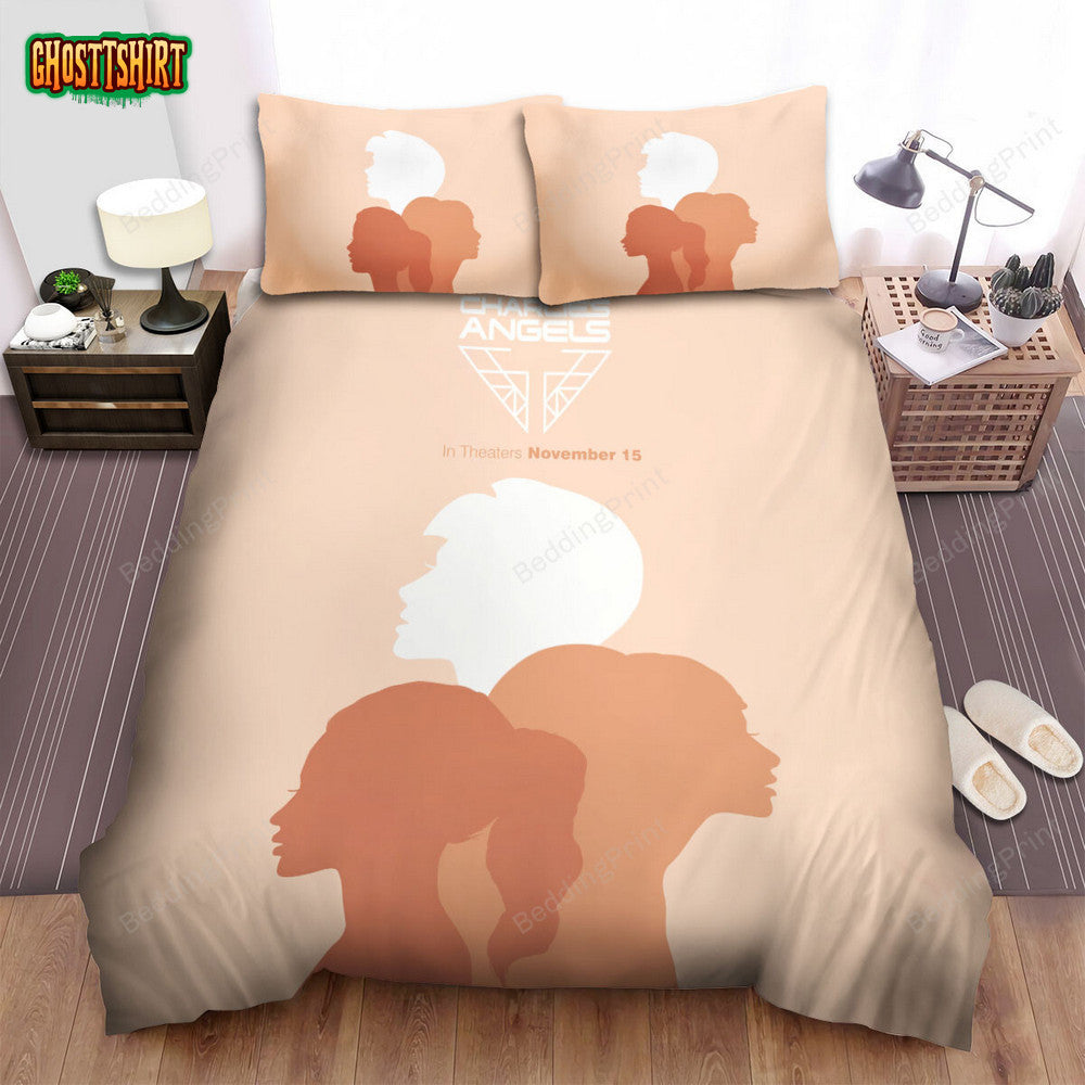 Charlie's Angels (2019) Movie Illustration Bed Sheets Duvet Cover Bedding Set