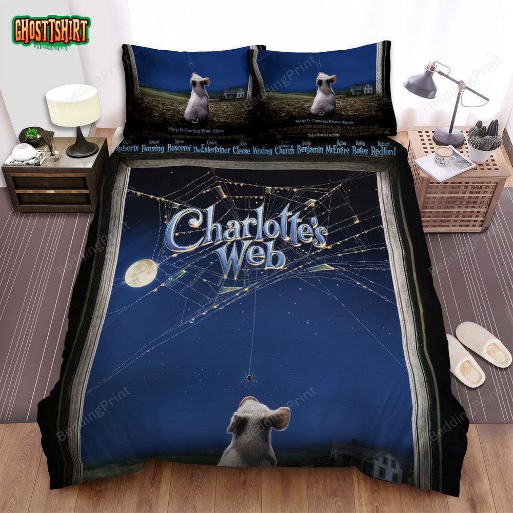 Charlotte’s Web (2006) Movie Poster Ver 7 Bed Sheets Duvet Cover Bedding Set