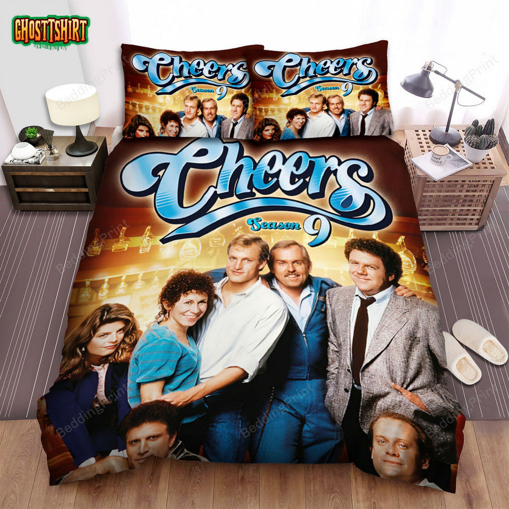 Cheers (1982–1993) Season 9 Movie Poster Bed Sheets Duvet Cover Bedding Set