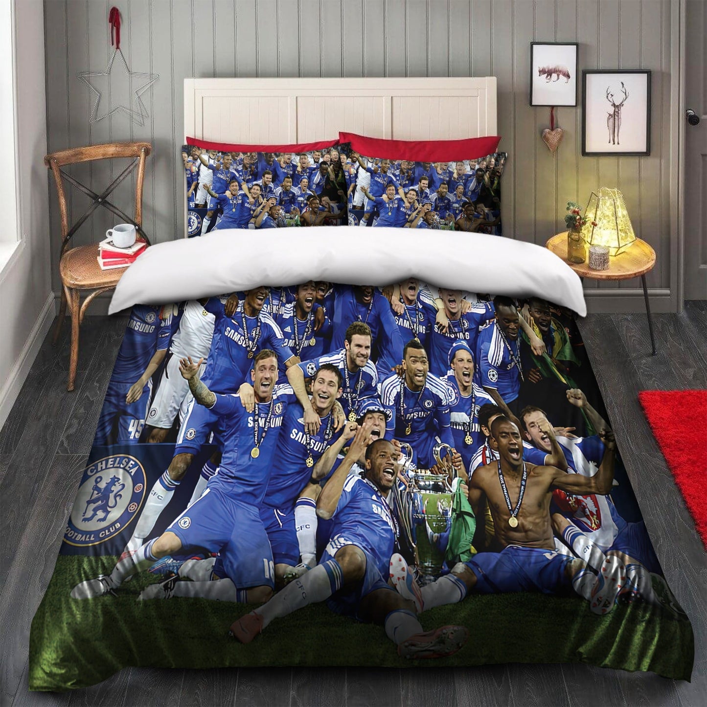 Chelsea FC Winners UEFA Champions League 2021 Bedding Set V2