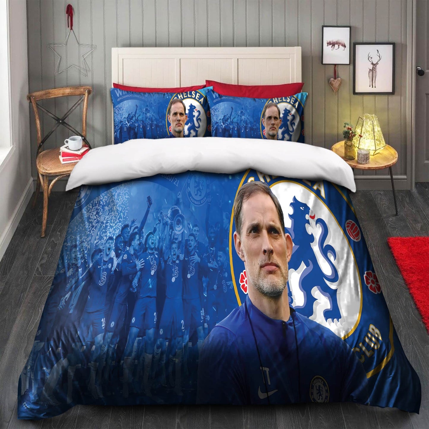 Chelsea FC Winners UEFA Champions League 2021 Bedding Set