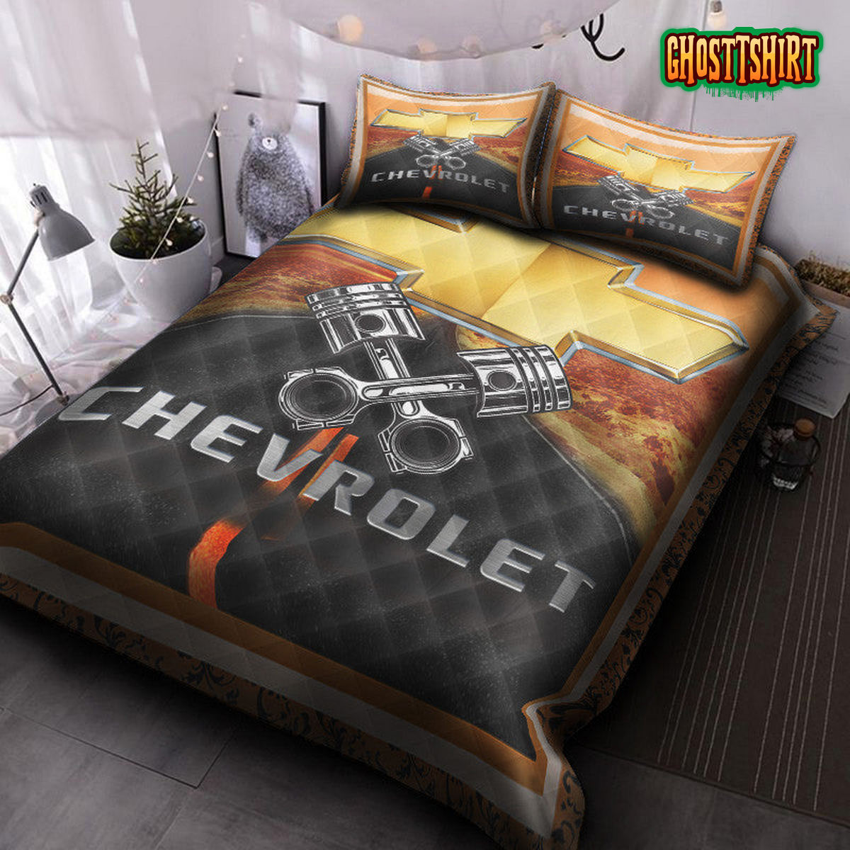 Chevrolet Quilt Bedding Set