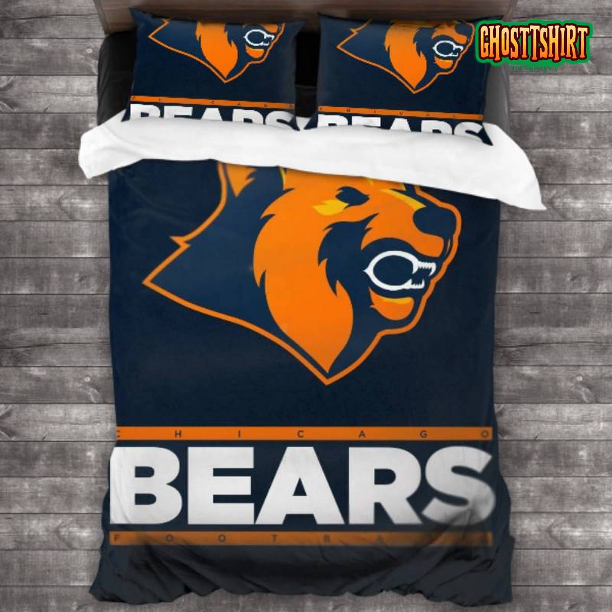Chicago Bears Logo Bedding Set