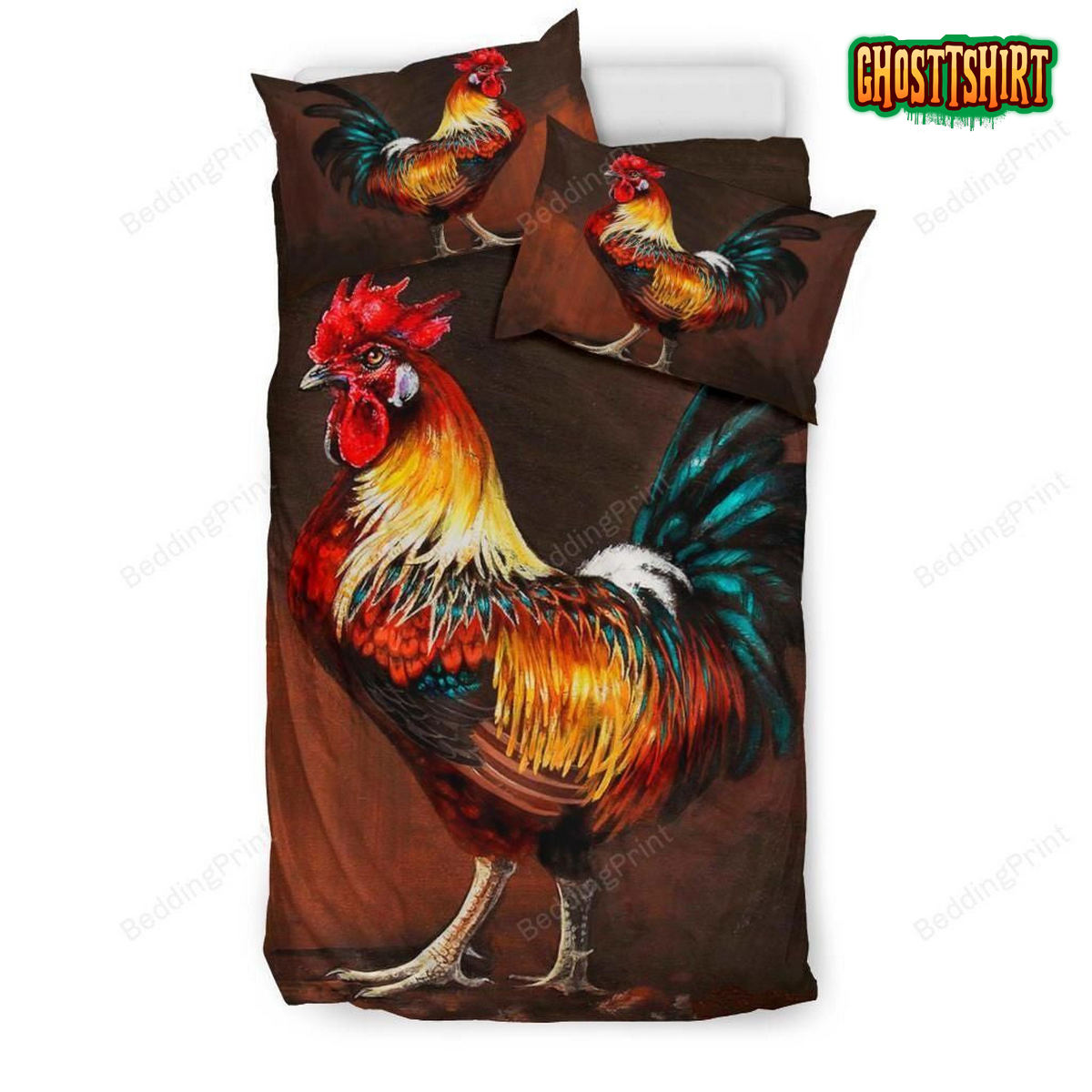 Chicken Bed Sheets Duvet Cover Bedding Set